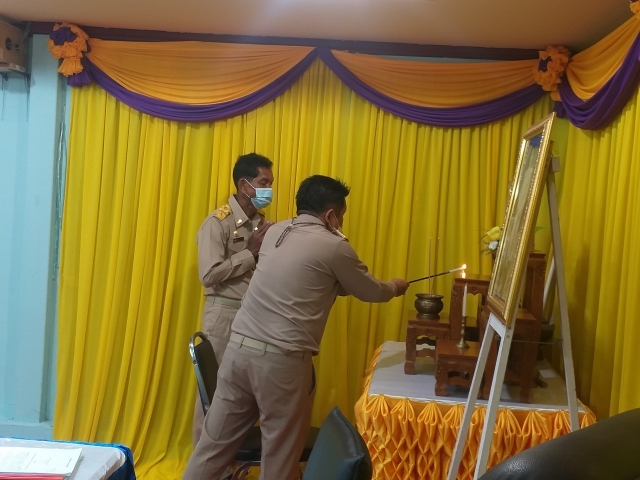 ภาพประชุมสภาองค์การบริหารส่วนตำบลละแม สมัยวิสามัญ  สมัยที่ 1 ประจำปี 2565